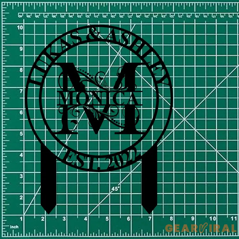 Personalized Welcome US Metal Stake Personalized Family Name Yard Sign Outdoor Decor Garden Stake Outdoor Door Garden