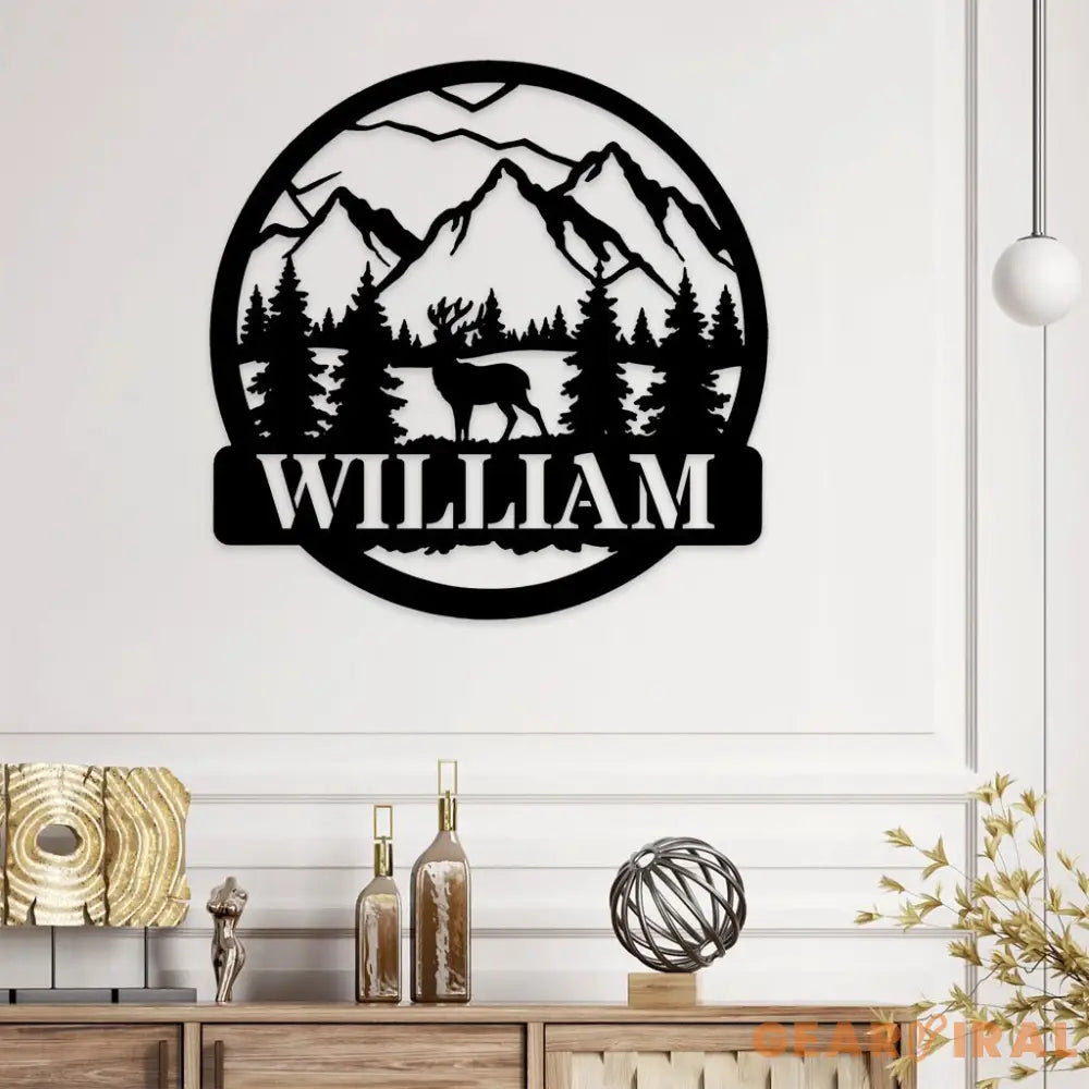 Personalized Wild Family Metal Signs Custom Metal Family Name Sign Outdoor Metal Sign Anniversary Gift Personalized