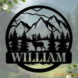 Personalized Wild Family Metal Signs Custom Metal Family Name Sign Outdoor Metal Sign Anniversary Gift Personalized