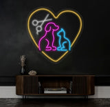 Pet Grooming Neon Sign Grooming Led Sign Custom Pet Spa Neon Light Pet Shop Open Neon Light Pet Spa Sign Pet Shop