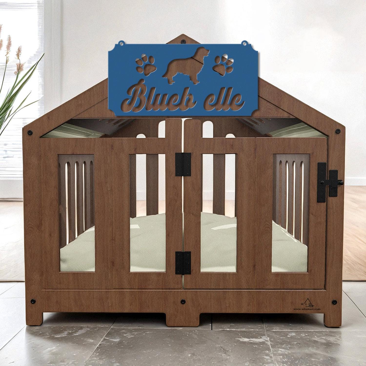 Pet Name Metal Sign, Dog Sign for Wall, Dog House Name, Pet Name Plaque, Dog DÃƒÂ©cor, Pet Signs, Dog Name Sign, Dog Kennel Name Plate