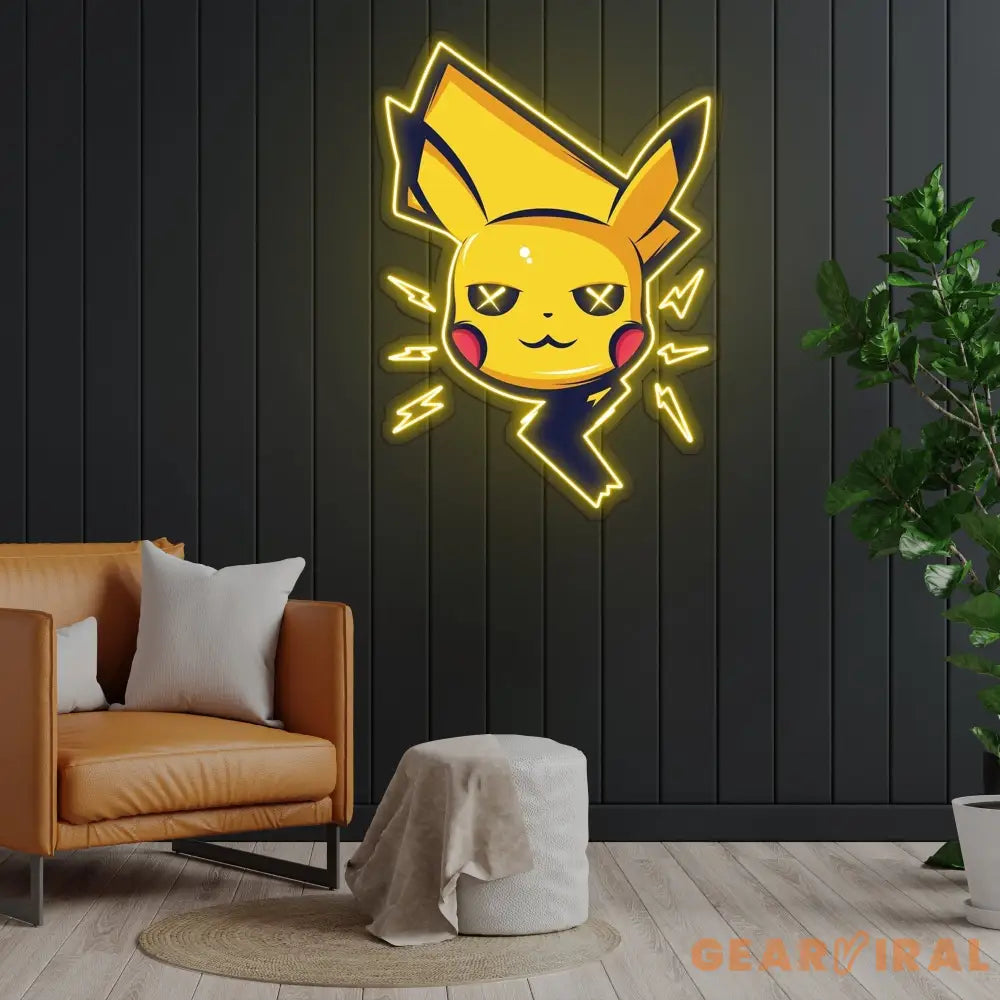 Pikachu NO25 Neon Sign x Acrylic Artwork