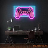 Pink Controller Led Neon Acrylic Artwork