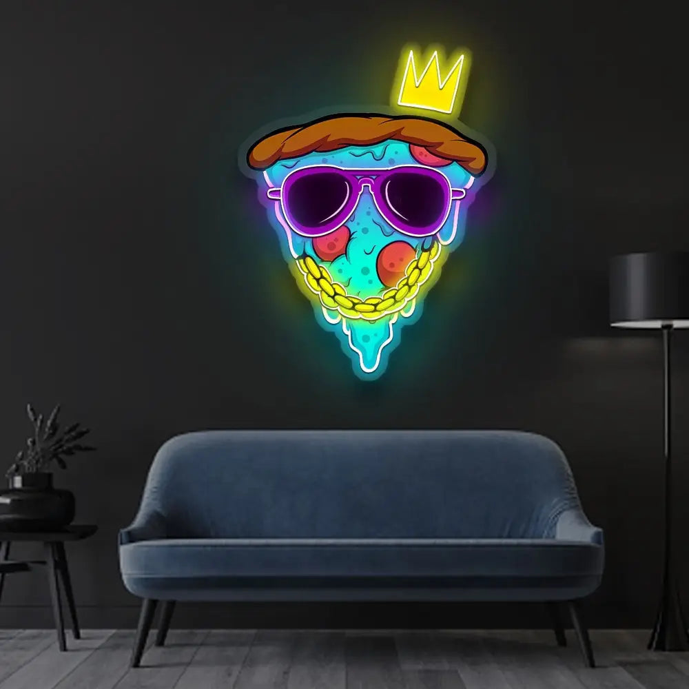 Pizza Swag Neon Sign x Acrylic Artwork