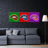 ’Pop Art Lips’ Neon x Acrylic Artwork