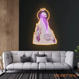 Pray Led Neon Acrylic Artwork