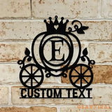 Princess Monograms Name Metal Sign Personalized Room Name Led Sign Outdoor Door Decor Room Wall Art Perfect Gift for