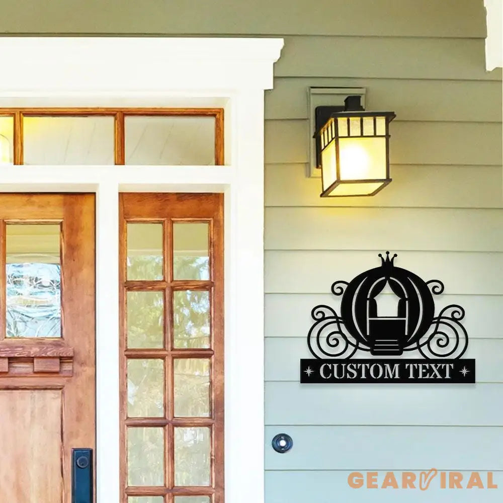 Princess Room Metal Sign Personalized Room Name Led Sign Outdoor Door Decor Address Wall Art Perfect Gift for