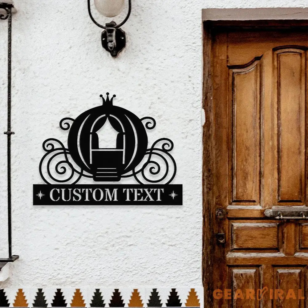 Princess Room Metal Sign Personalized Room Name Led Sign Outdoor Door Decor Address Wall Art Perfect Gift for