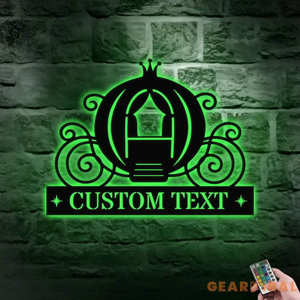 Princess Room Metal Sign Personalized Room Name Led Sign Outdoor Door Decor Address Wall Art Perfect Gift for