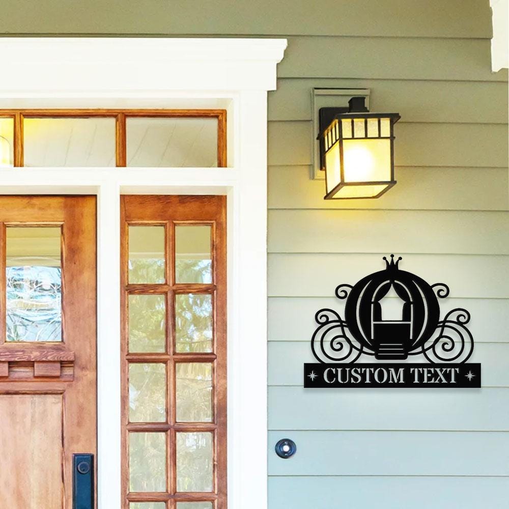 Princess Room Metal Sign, Personalized Room Name Led Sign, Outdoor Door Decor,  Address Wall Art, Perfect Gift for Housewarming