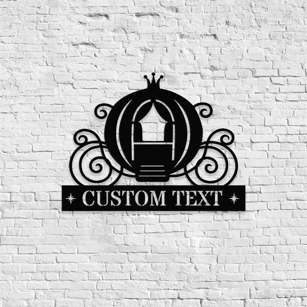 Princess Room Metal Sign, Personalized Room Name Led Sign, Outdoor Door Decor,  Address Wall Art, Perfect Gift for Housewarming