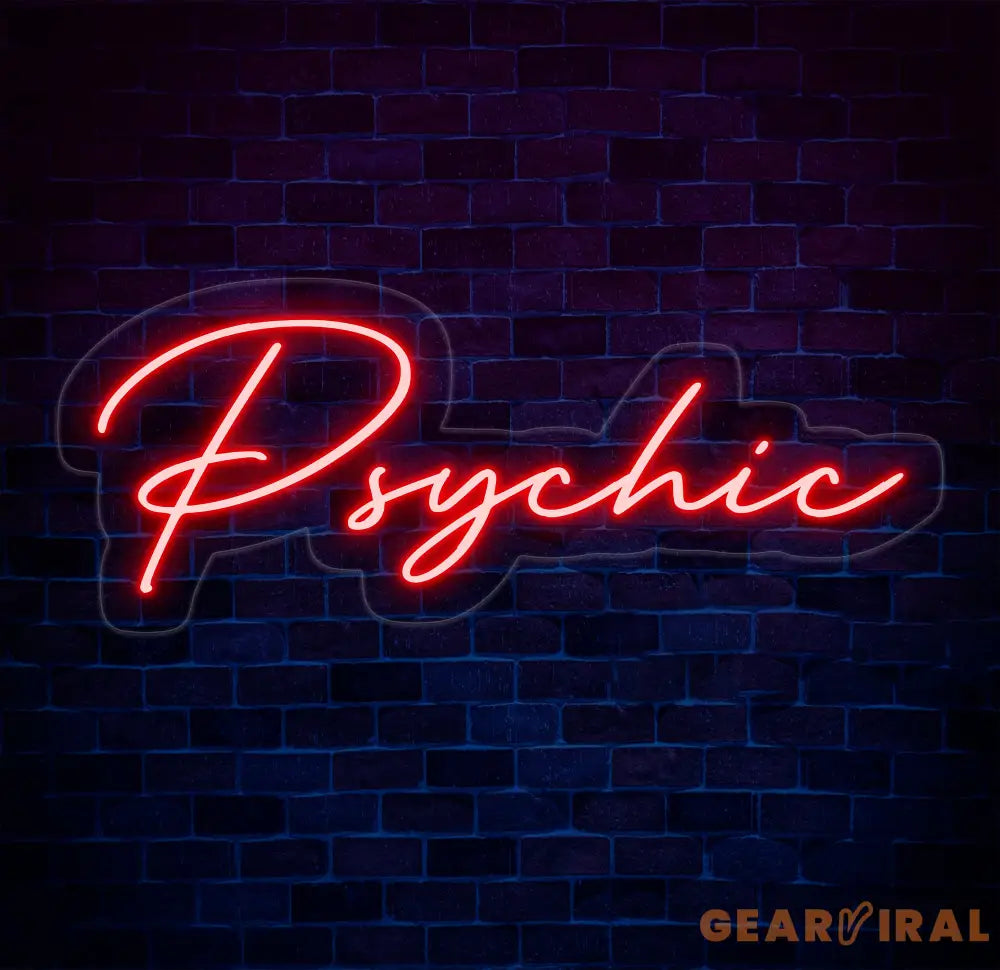 Psychic Neon Sign Fortune Teller Sign Psychic Reader Tarot Card Custom Neon Sign Psychic Led Sign Psychic Shop Decor