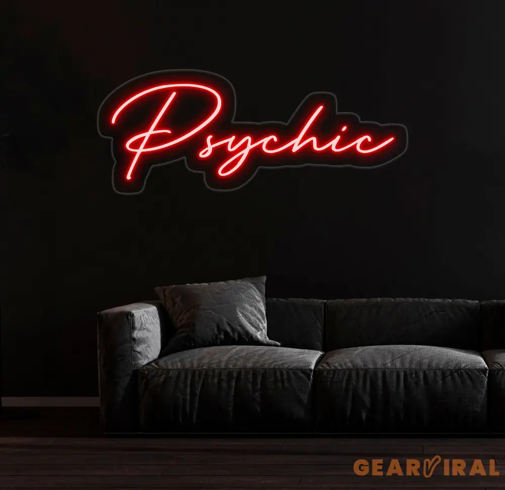 Psychic Neon Sign Fortune Teller Sign Psychic Reader Tarot Card Custom Neon Sign Psychic Led Sign Psychic Shop Decor