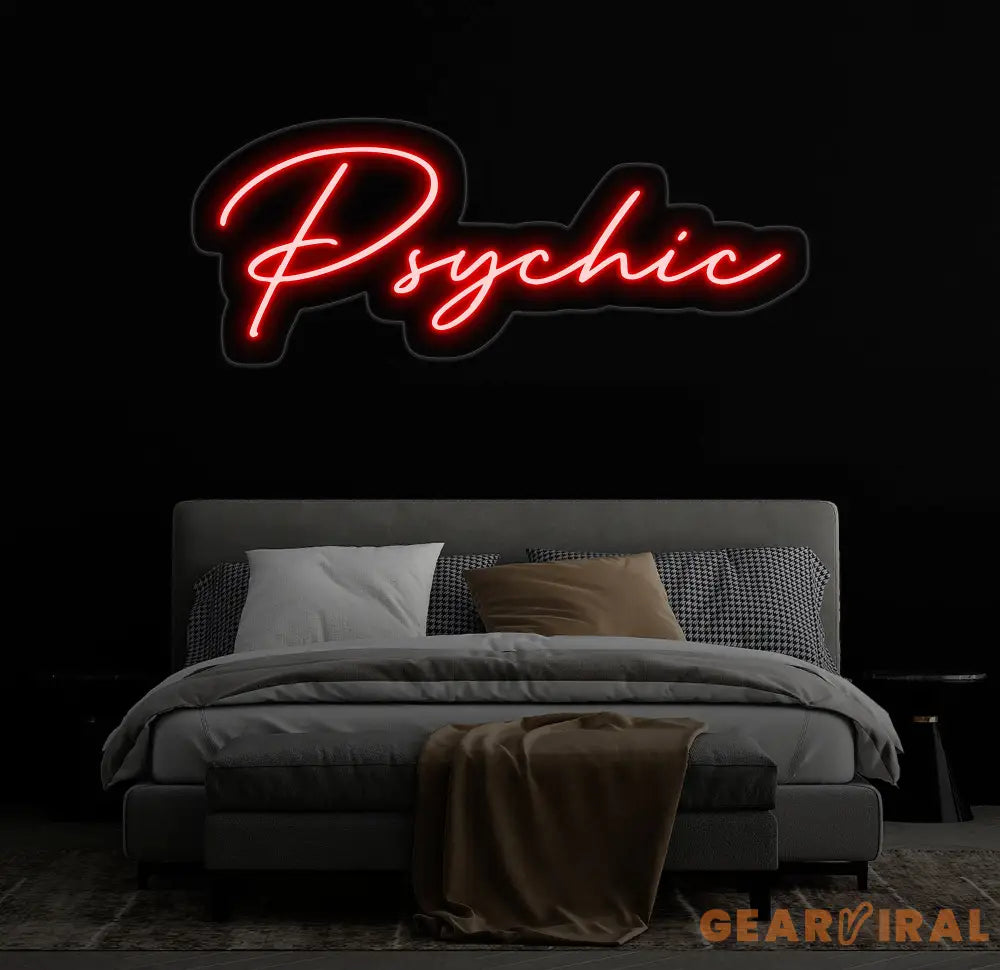 Psychic Neon Sign Fortune Teller Sign Psychic Reader Tarot Card Custom Neon Sign Psychic Led Sign Psychic Shop Decor