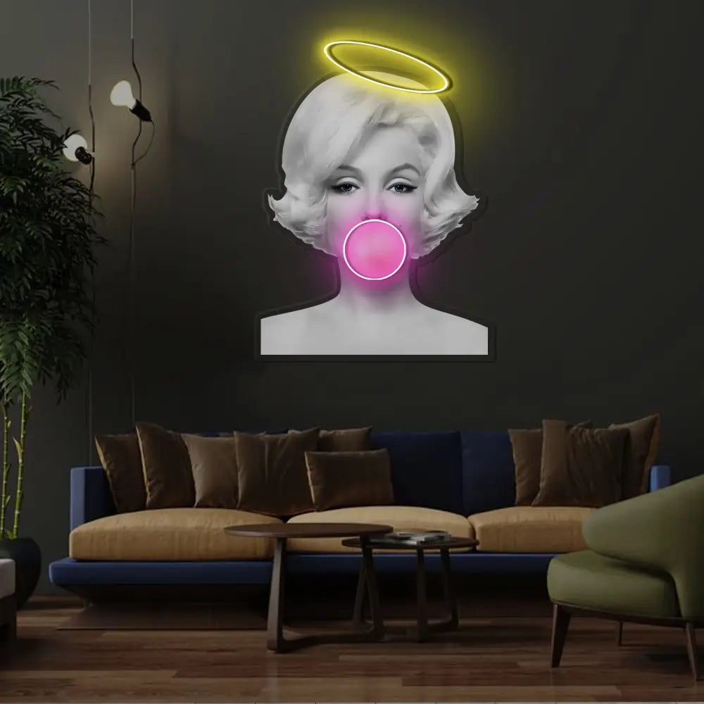 ’Queen of The Cinema’ Neon x Acrylic Artwork