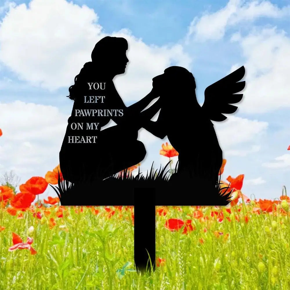 Quote Dog Memorial Stake Dog Grave Marker Every Dog Breed Metal Stake Personalized Dog Garden Sign Pet Loss Gift Garden