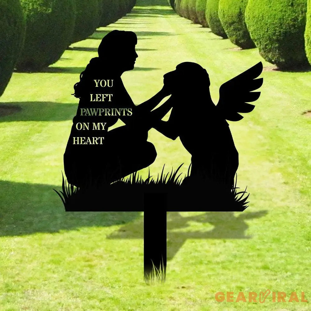 Quote Dog Memorial Stake Dog Grave Marker Every Dog Breed Metal Stake Personalized Dog Garden Sign Pet Loss Gift Garden