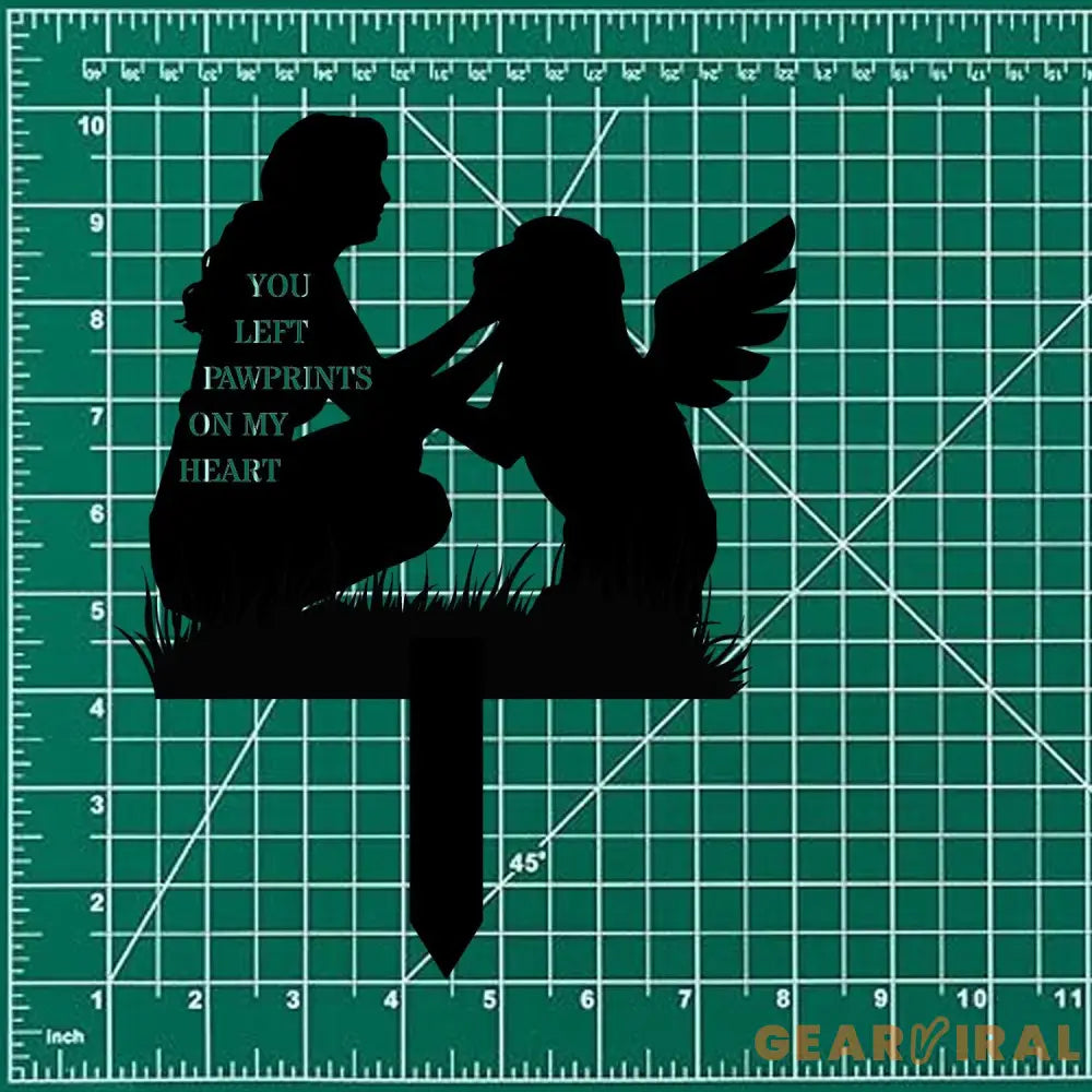 Quote Dog Memorial Stake Dog Grave Marker Every Dog Breed Metal Stake Personalized Dog Garden Sign Pet Loss Gift Garden