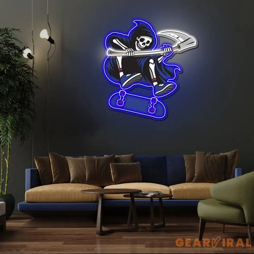 Reapers Neon Sign x Acrylic Artwork