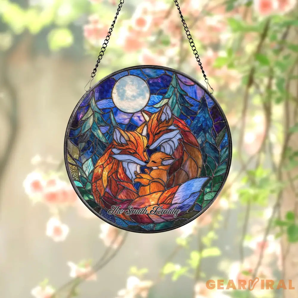 Red Cardinal Stained Glass Suncatcher Cardinal Window Hanging Red Bird Decor Cardinal Memorial Gift Bird Lover Gift