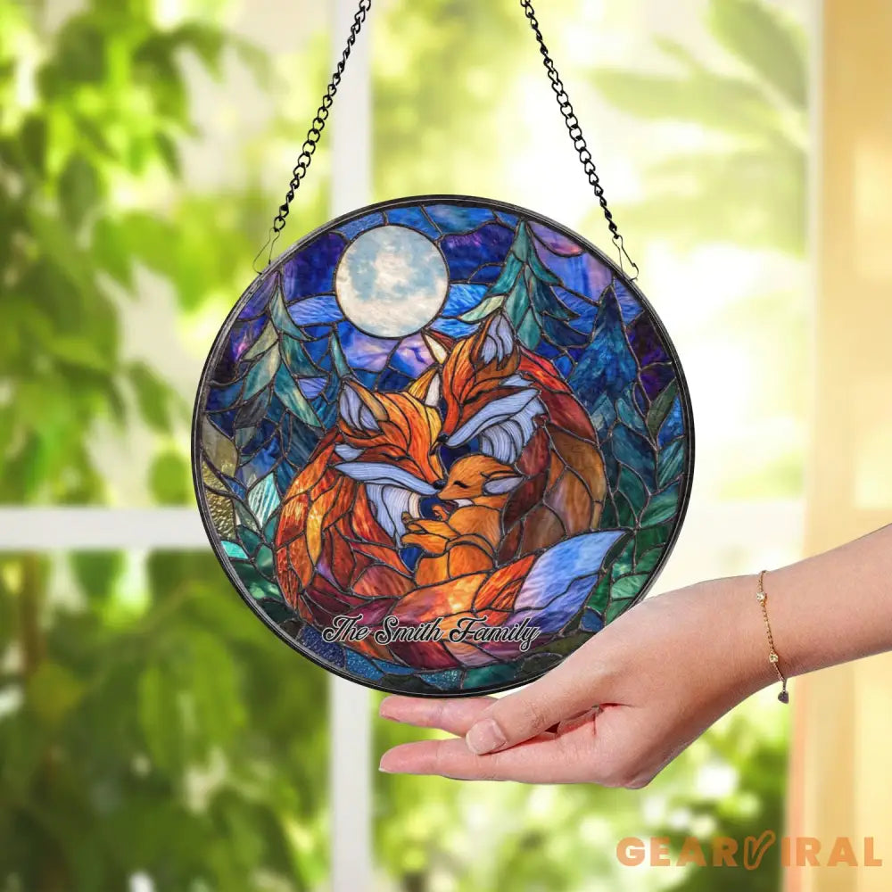 Red Cardinal Stained Glass Suncatcher Cardinal Window Hanging Red Bird Decor Cardinal Memorial Gift Bird Lover Gift