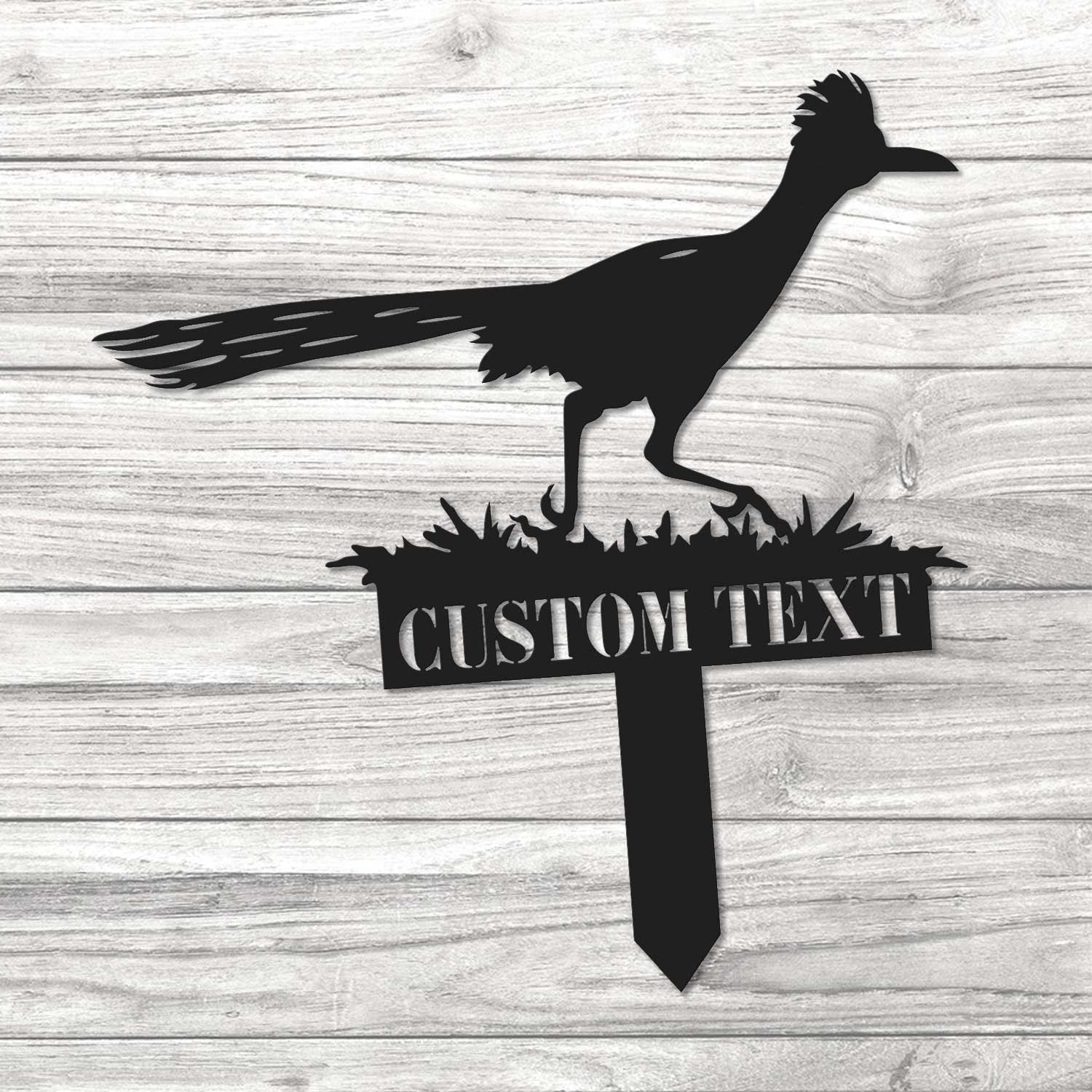 Roadrunner Metal - Roadrunner gift - Yard art - Roadrunner sign | GearViral