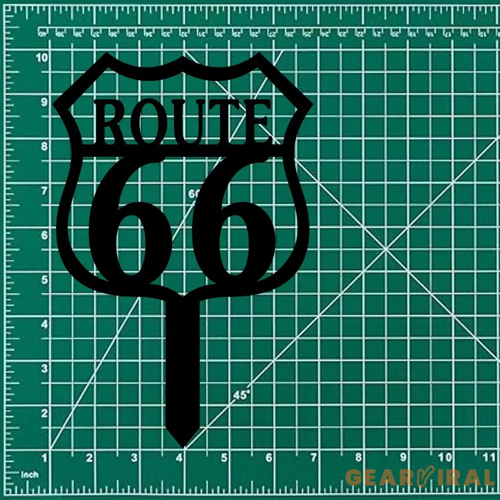 Route 66 Metal Wall Art Housewarming Gif Car Metal Sign Car Wall Decor Car Personalize Metal Sign Housewarming Living