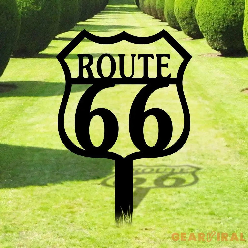 Route 66 Metal Wall Art Housewarming Gif Car Metal Sign Car Wall Decor Car Personalize Metal Sign Housewarming Living
