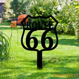 Route 66 Metal Wall Art Housewarming Gif Car Metal Sign Car Wall Decor Car Personalize Metal Sign Housewarming Living
