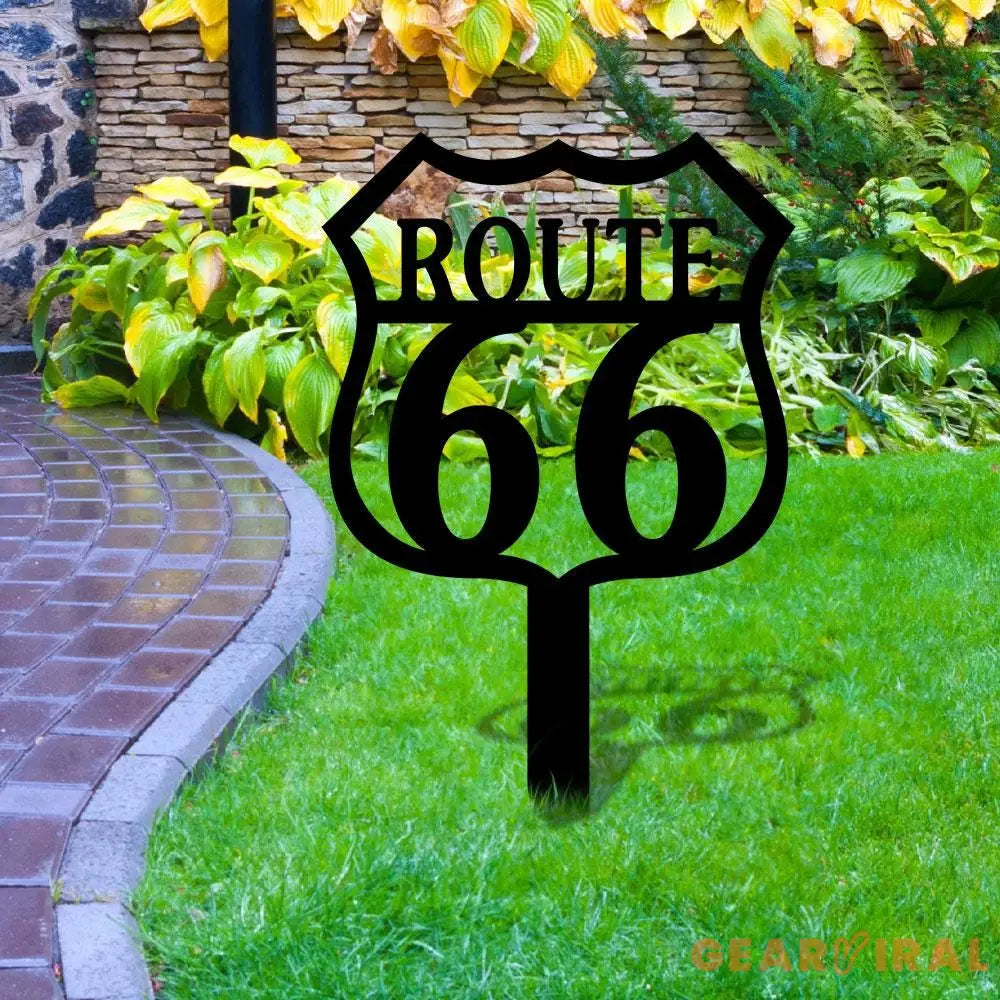 Route 66 Metal Wall Art Housewarming Gif Car Metal Sign Car Wall Decor Car Personalize Metal Sign Housewarming Living