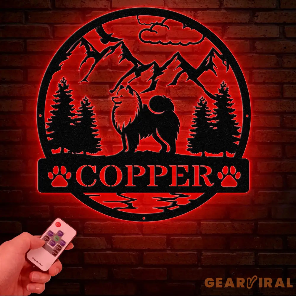 Samoyed Metal Sign Custom Dog Name Sign Dog Memorial Gift Samoyed Wall Decor Dog Lovers Wall Art Pet Lover Gift Dog Mom