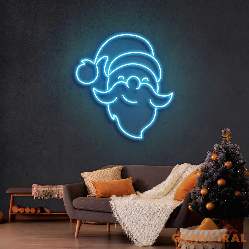Santa Claus Christmas Neon Sign