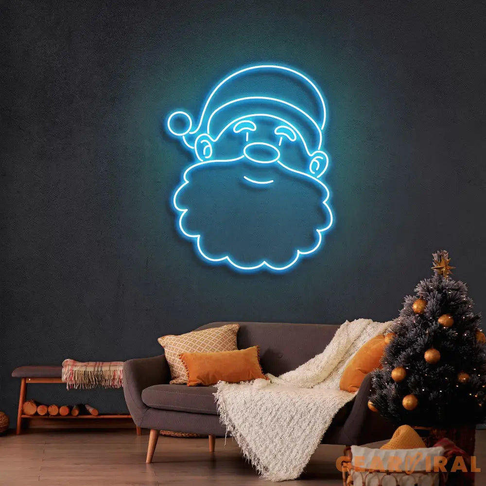 Santa Claus Christmas Neon Sign