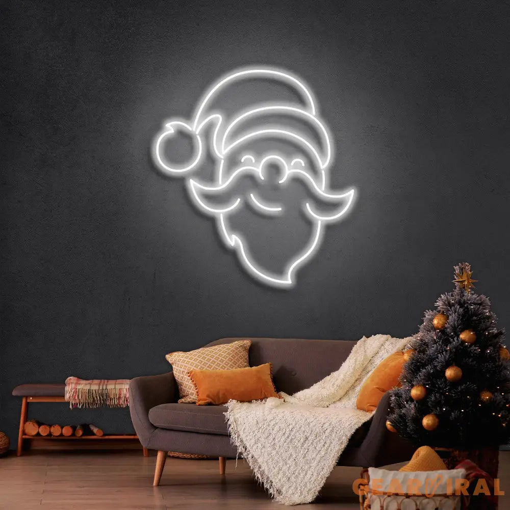 Santa Claus Christmas Neon Sign