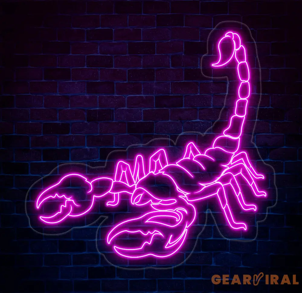 Scorpion Led Light Custom Neon Sign Gifts For Him Bedroom Wall Art Man Cave Decor Scorpion Led Sign Bar Club Room