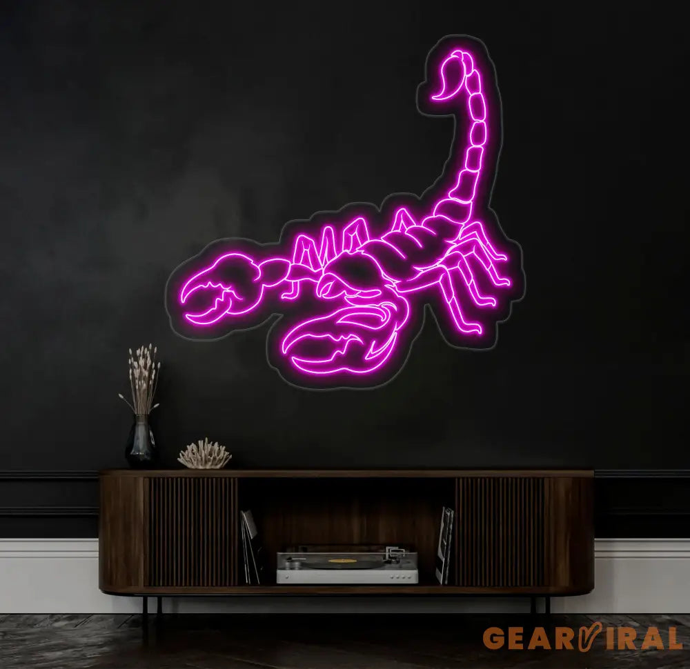 Scorpion Led Light Custom Neon Sign Gifts For Him Bedroom Wall Art Man Cave Decor Scorpion Led Sign Bar Club Room