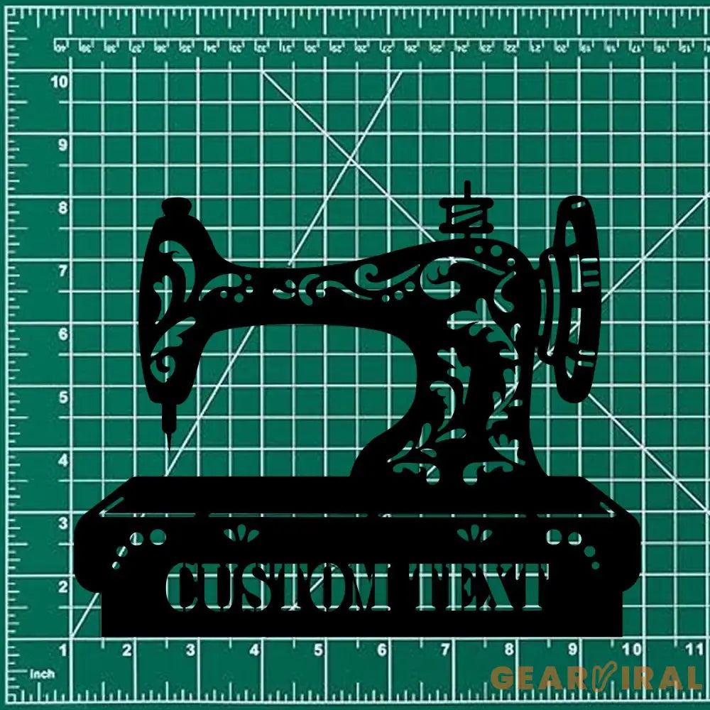 Sewing Monogram Metal Sign Personalized Family Name Led Metal Sign Outdoor Door Decor Sewing Wall Art Perfect Gift for