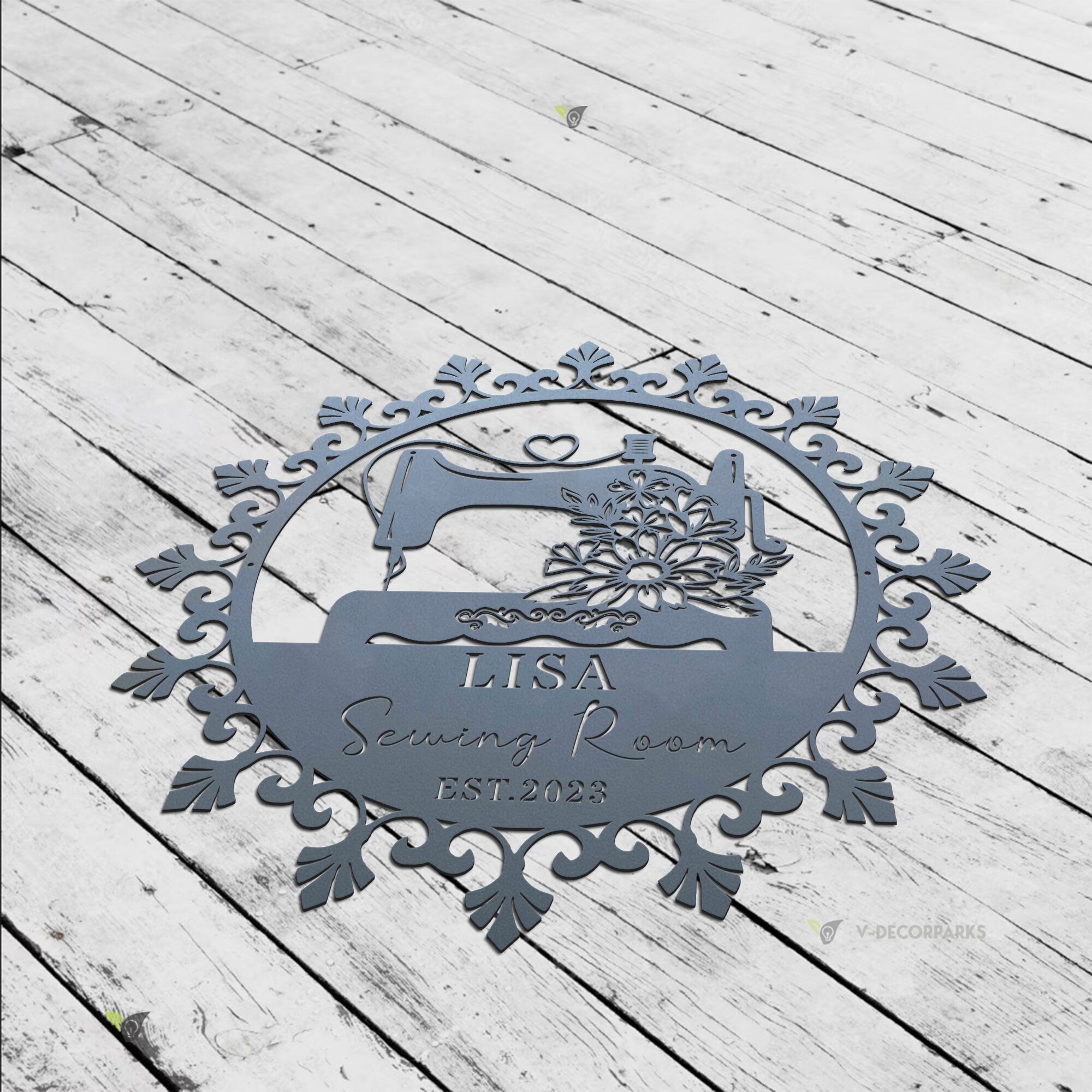 Sewing Room Sign - Personalized Sign - Custom Metal Sewing sign - Quilting sign | GearViral