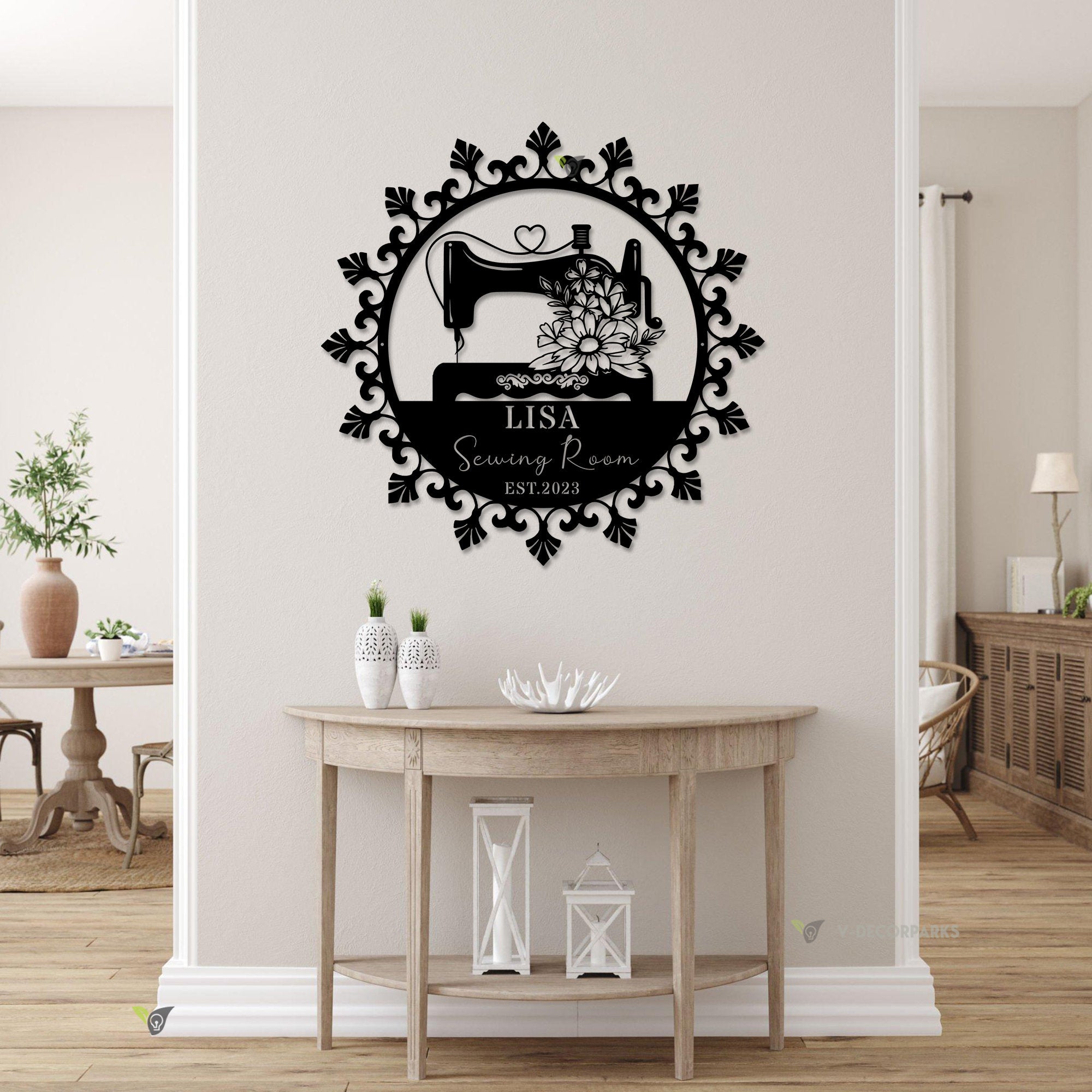 Sewing Room Sign - Personalized Sign - Custom Metal Sewing sign - Quilting sign | GearViral