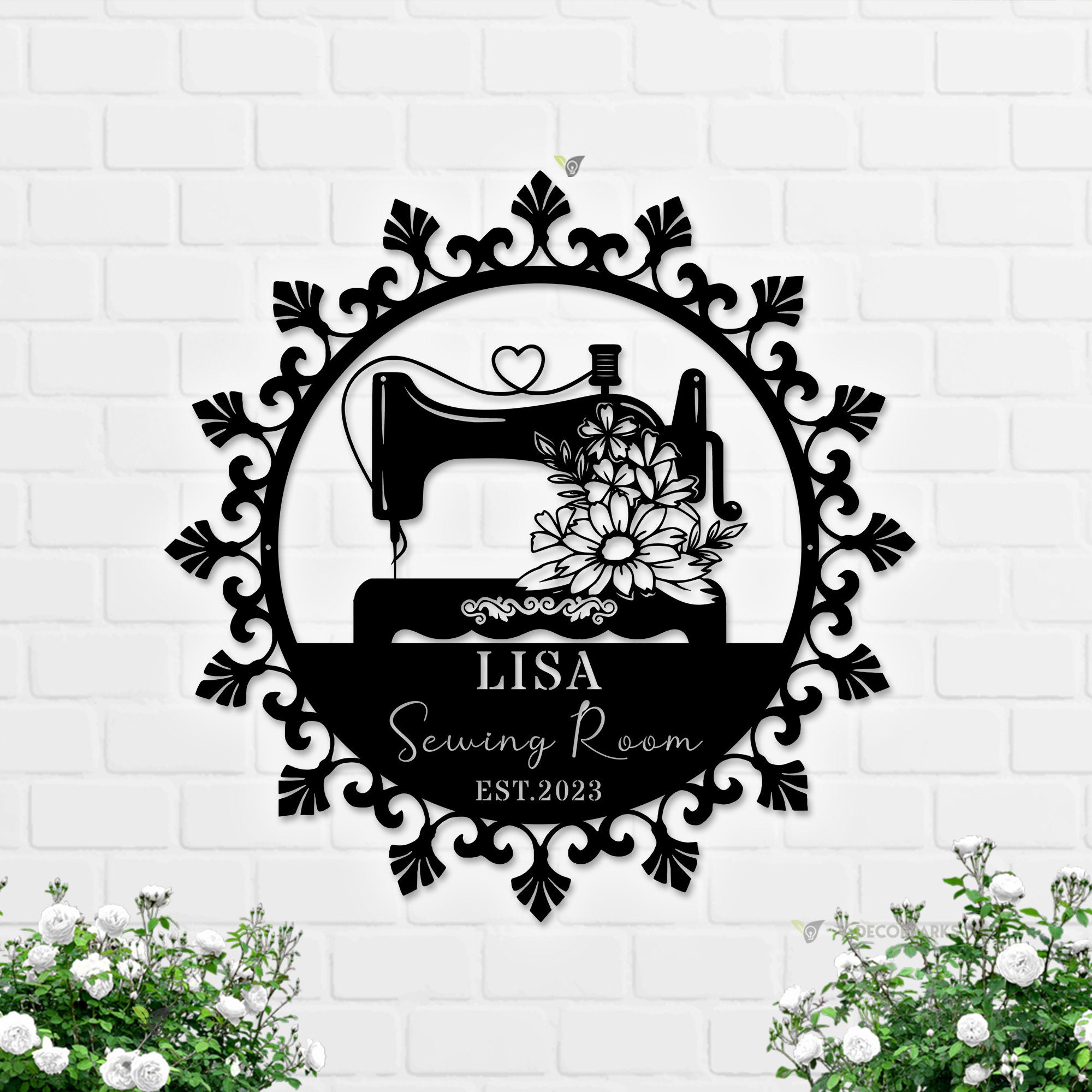 Sewing Room Sign - Personalized Sign - Custom Metal Sewing sign - Quilting sign | GearViral