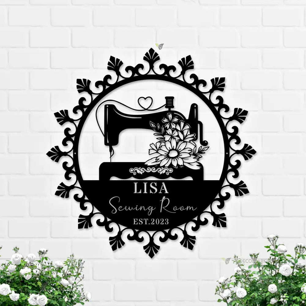 Sewing Room Sign - Personalized Sign - Custom Metal Sewing sign - Quilting sign | GearViral
