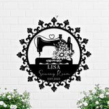 Sewing Room Sign - Personalized Sign - Custom Metal Sewing sign - Quilting sign | GearViral