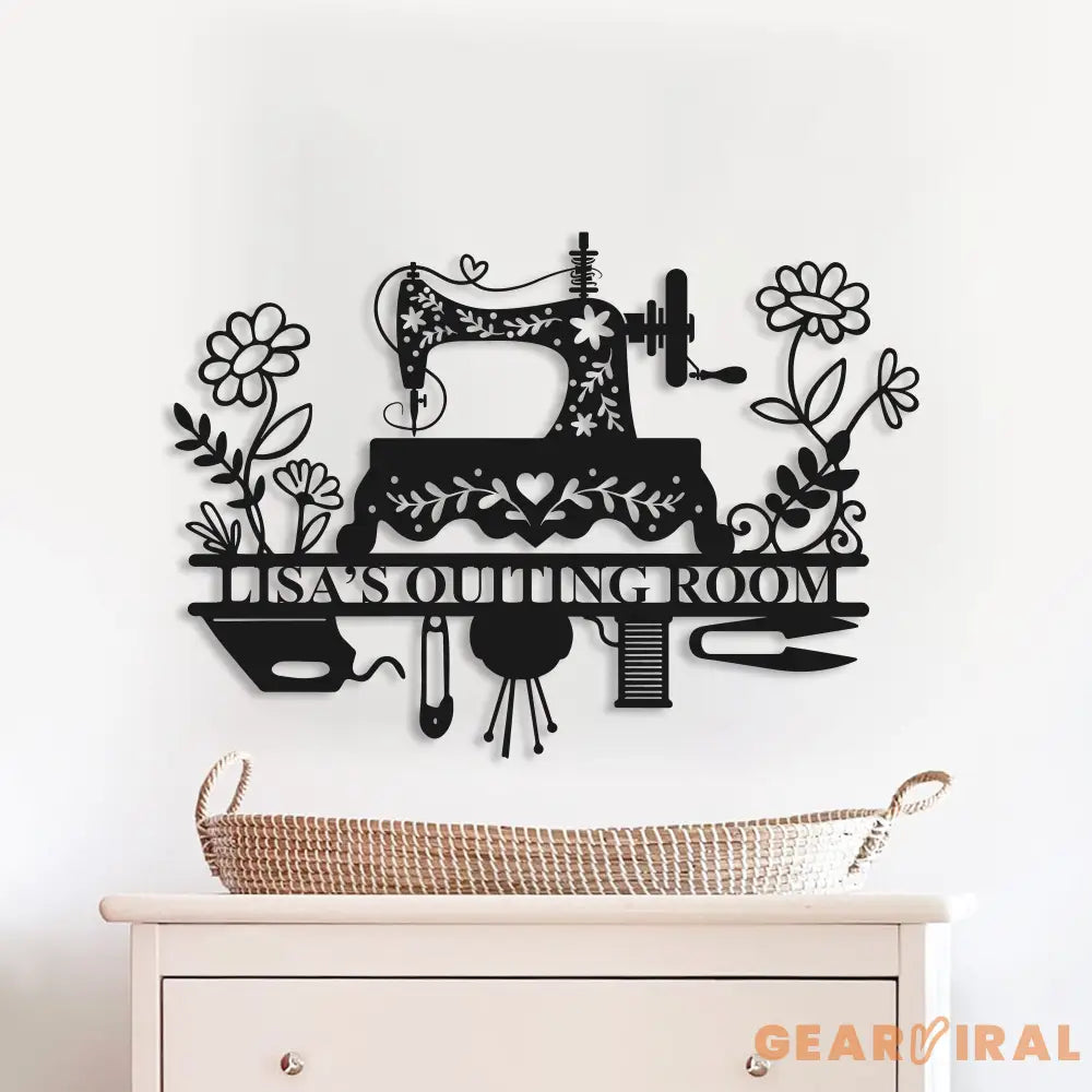Sewing Room Sign - Personalized Sewing metal sign - Sewing Gift - quilting sign | GearViral