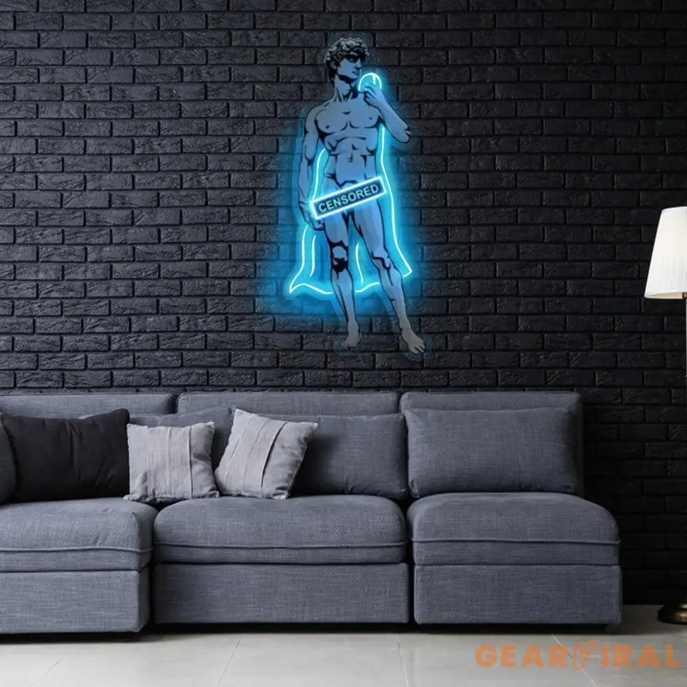 ’Shameless David’ Neon x Acrylic Artwork