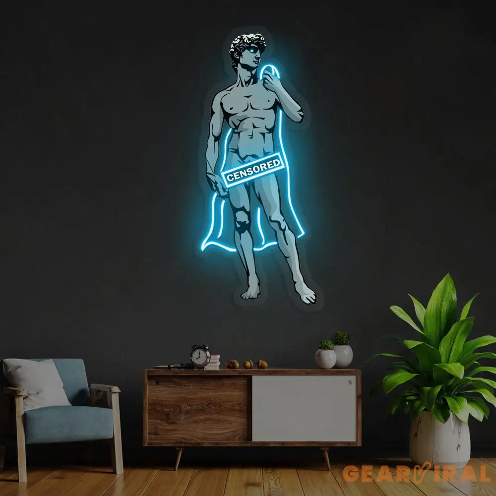 ’Shameless David’ Neon x Acrylic Artwork