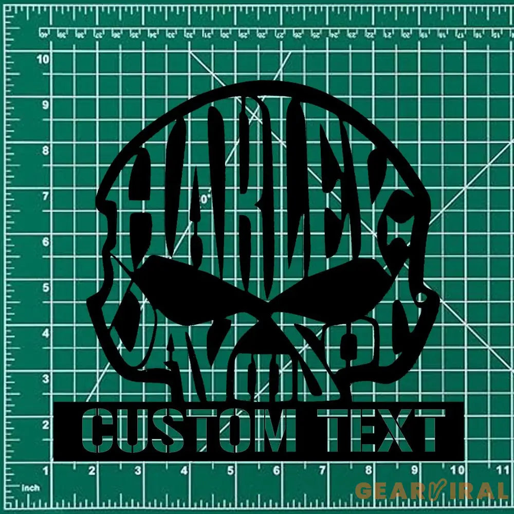 Skull Harley Davidson Metal Wall Art Housewarming Gif Harley Davidson Metal Sign Harley Davidson Decor Harley Davidson