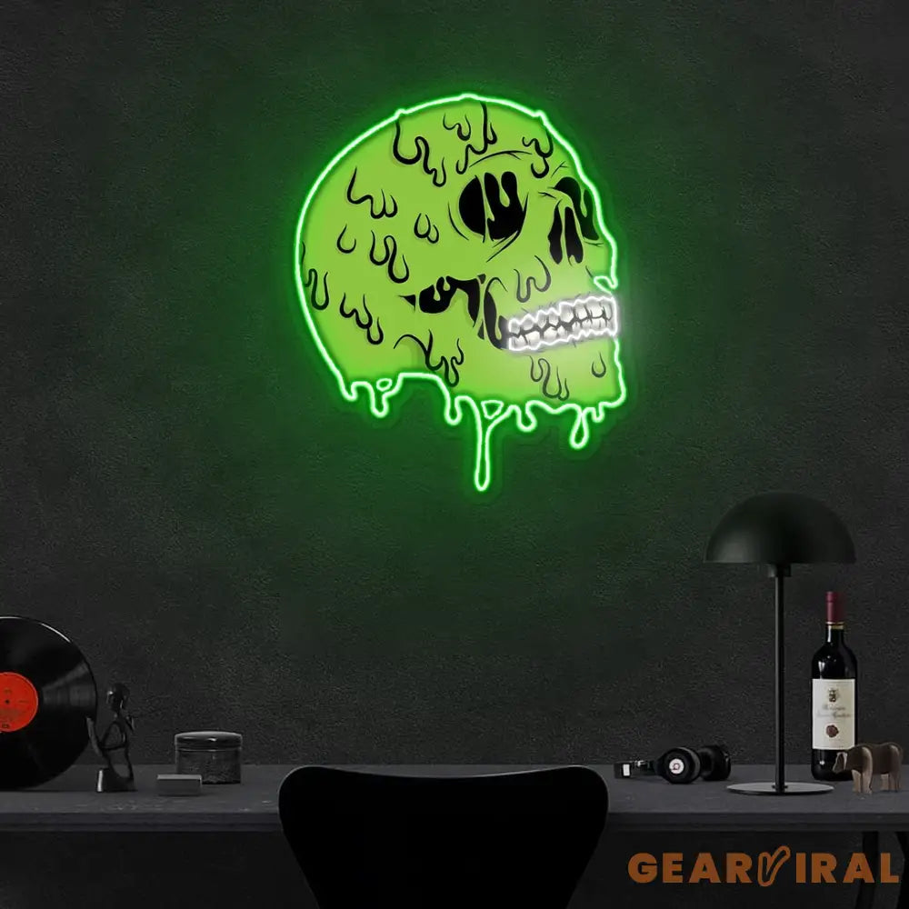 Skull zombie Neon Sign x Acrylic Artwork