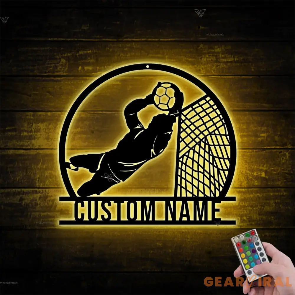 Soccer Coach Metal Sign Led - Sports Signs - Soccer Coach Gift - Soccer Team Gift | GearViral