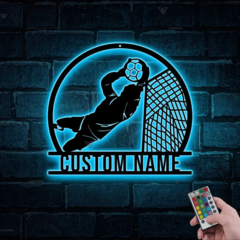 Soccer Coach Metal Sign Led - Sports Signs - Soccer Coach Gift - Soccer Team Gift | GearViral